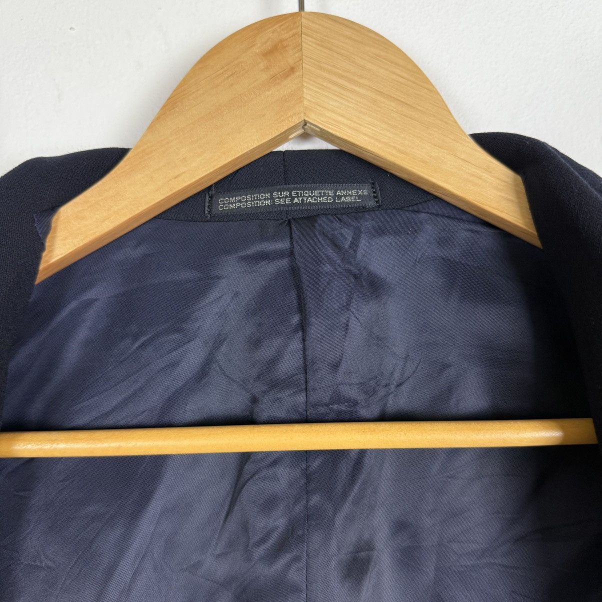 Yohji Yamamoto Yohji Yamamoto Navy Poncho Size US M / EU 48-50 / 2 - 9 Thumbnail