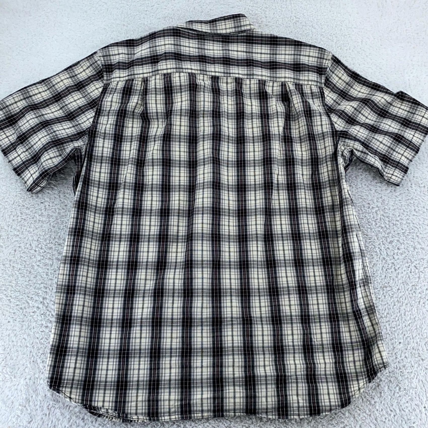 Carhartt Carhartt Plaid Button Down Short Sleeve Shirt XL Relaxed Fit Work Size US XL / EU 56 / 4 - 4 Thumbnail