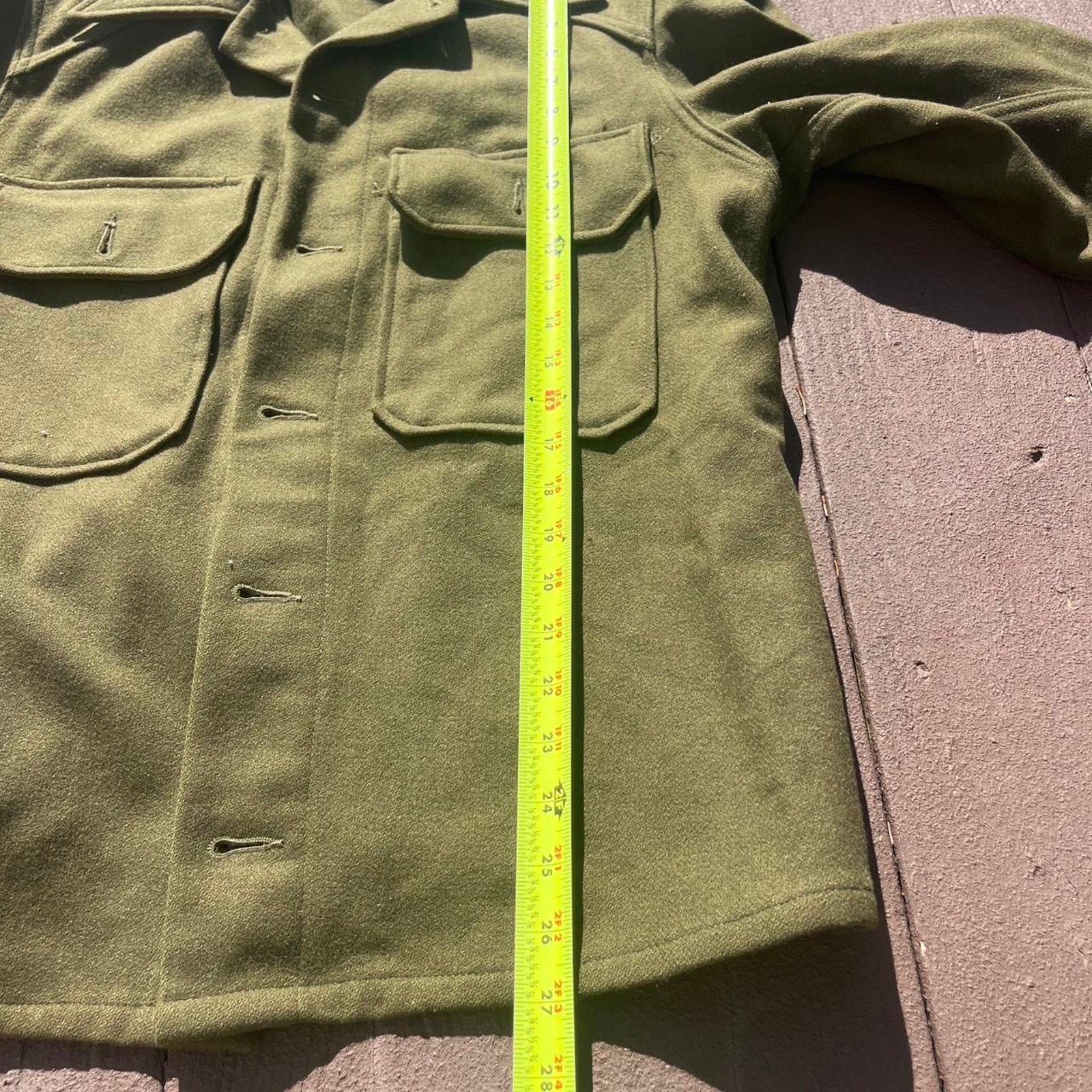 American Apparel True Vintage Wool WW2 Military button up jacket Size US M / EU 48-50 / 2 - 4 Thumbnail