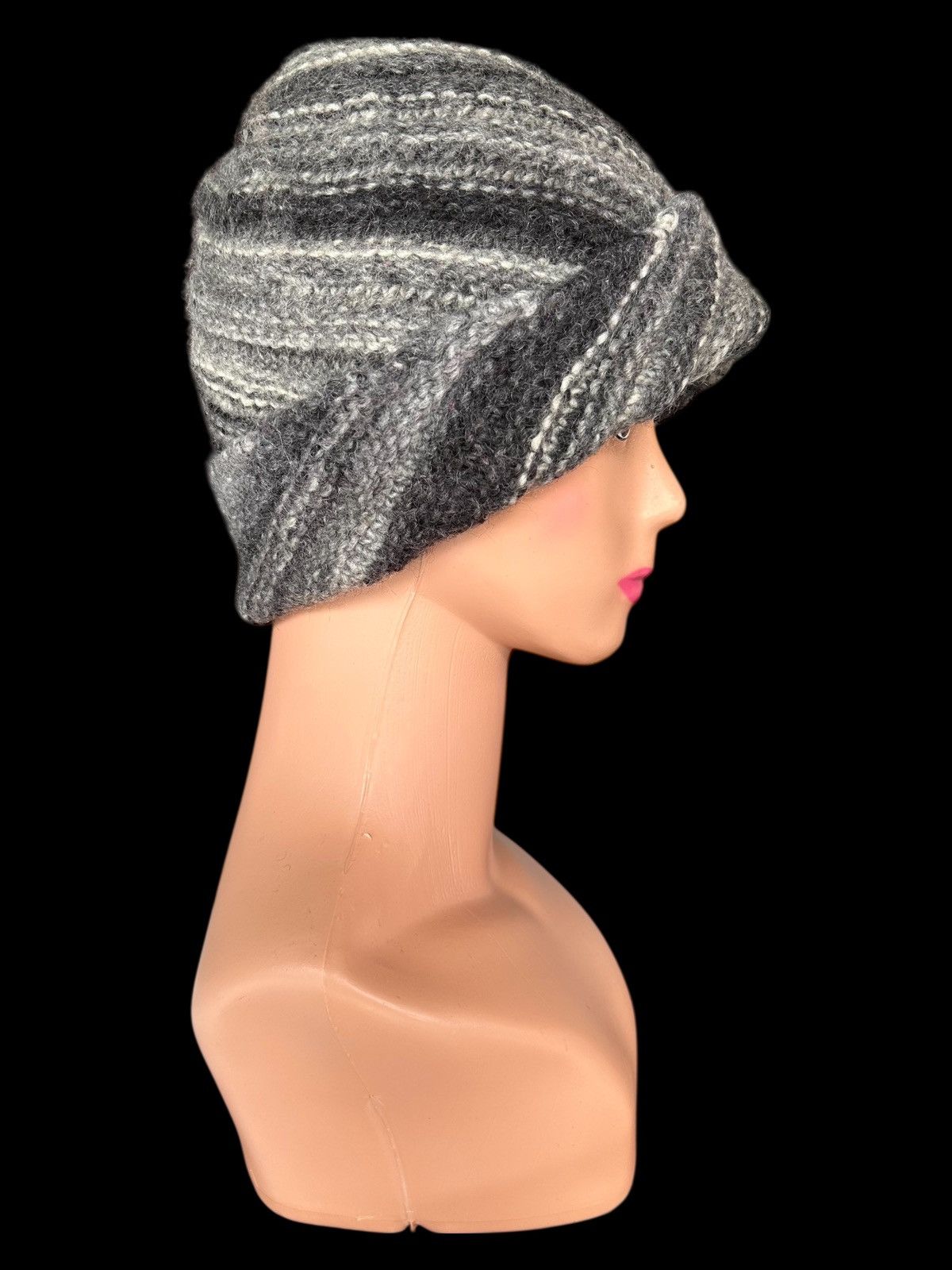Kapital Crochet Knitted Handmade Hairy Beanie Hats Size ONE SIZE - 1 Thumbnail