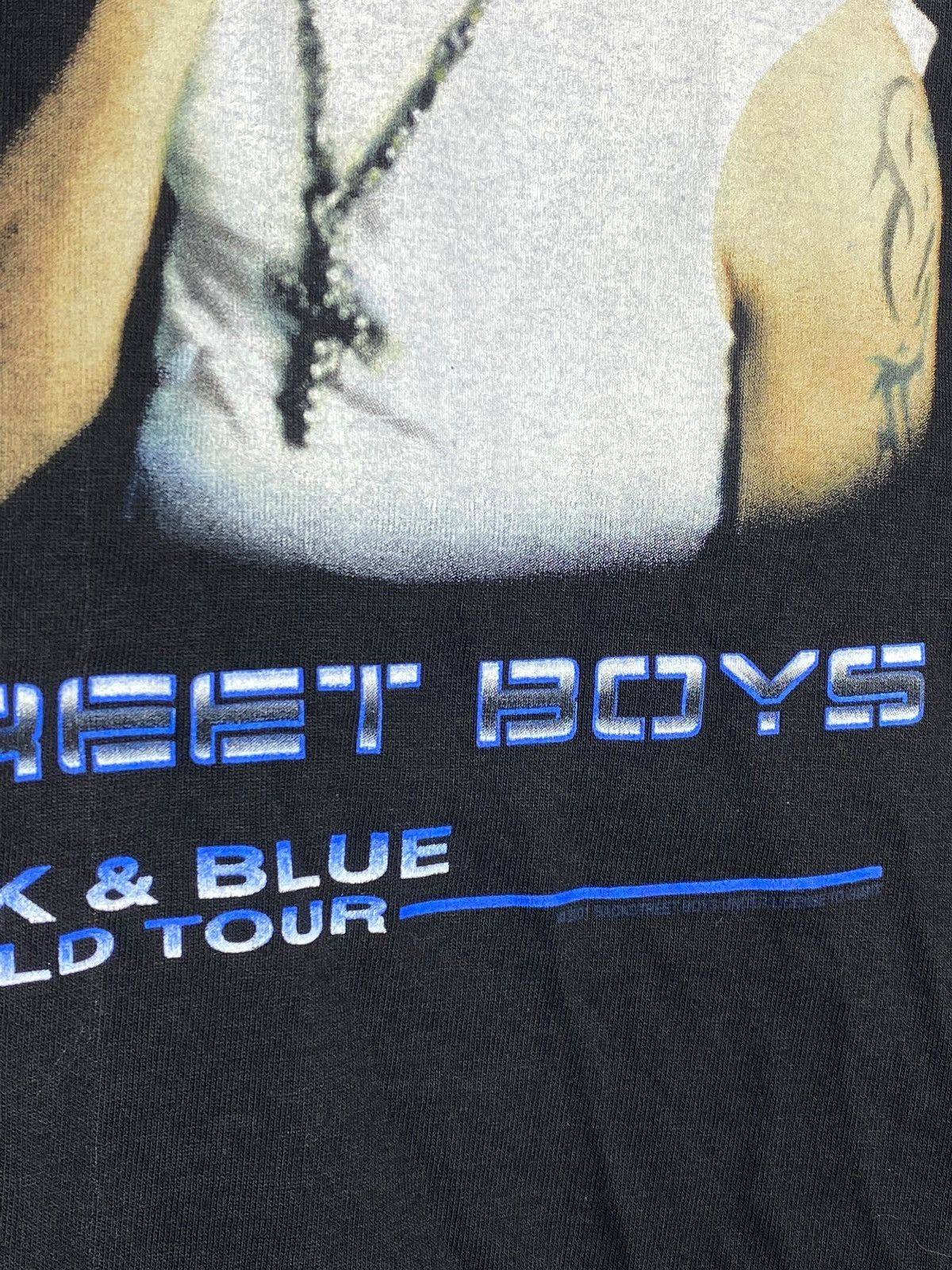 Band Tees Vintage 2001 Backstreet Boys - Black & Blue Tour T-Shirt Size US S / EU 44-46 / 1 - 6 Thumbnail