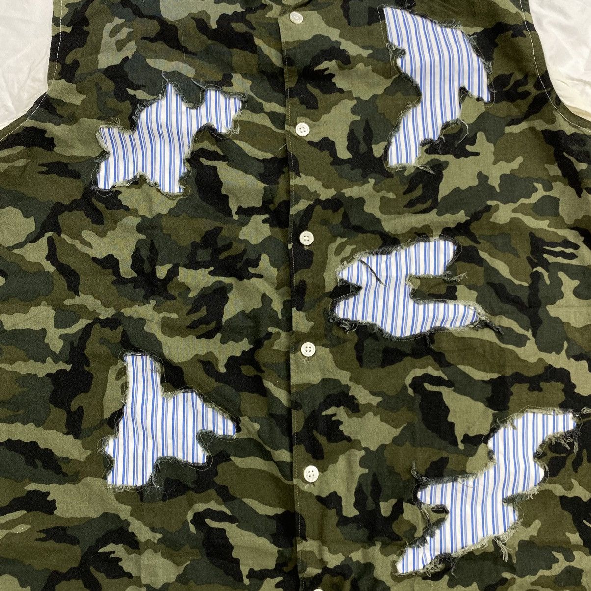 Comme des Garcons SHIRT SS16 Comme Des Garcons Tshirt CDG Patchwork Camo Shirt Size US L / EU 52-54 / 3 - 4 Thumbnail