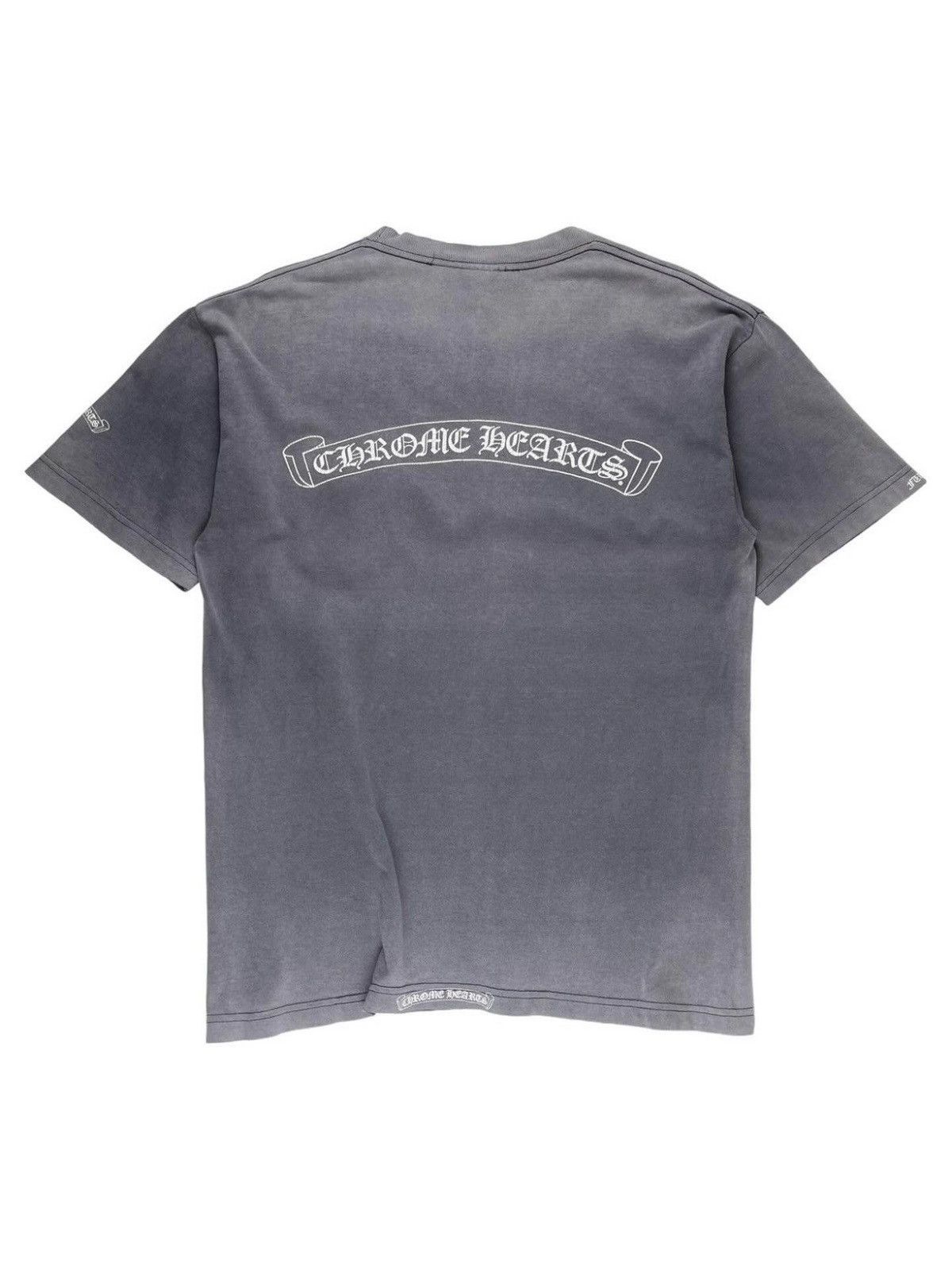 Chrome Hearts × Vintage RARE* Vintage Chrome Hearts Dagger SMOKED FADED Pocket Shirt Size US XL / EU 56 / 4 - 2 Thumbnail