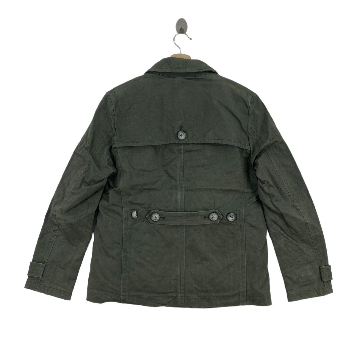 PPFM PPFM Japanese Punk Brand Multi Pockets Khaki Jeans Jacket Size US M / EU 48-50 / 2 - 2 Thumbnail
