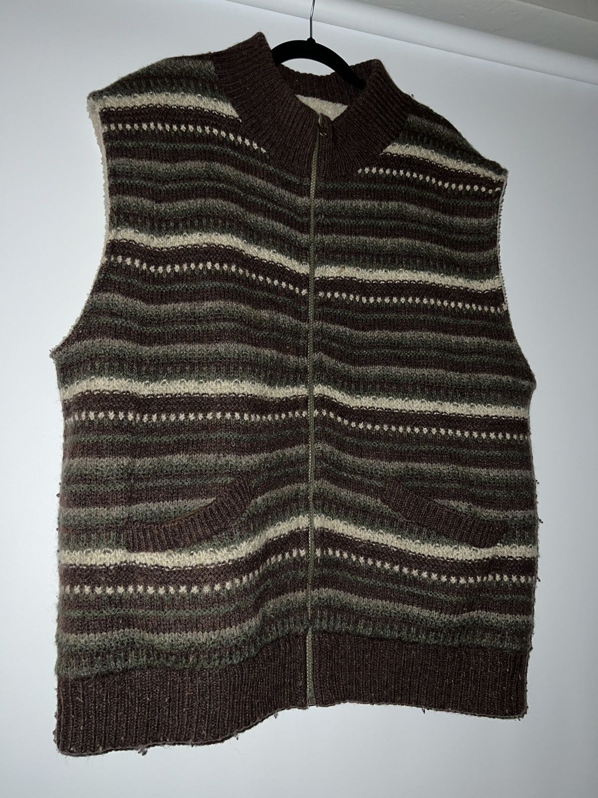 Cabelas × Vintage Vintage 90s Cabela's Wool Vest Reversible Size US L / EU 52-54 / 3 - 3 Thumbnail