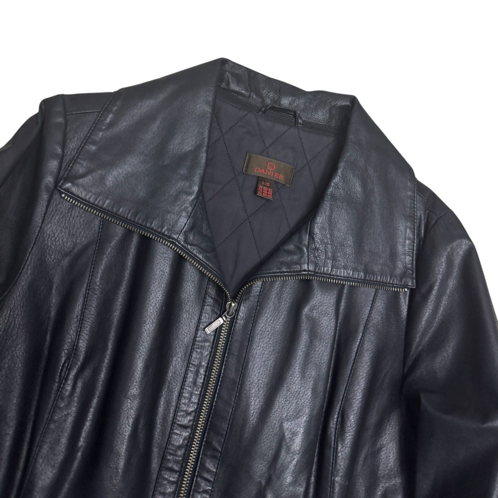 Danier DANIER LEATHER Vintage Y2K Business Trench Jacket Coat Large Size L / US 10 / IT 46 - 3 Thumbnail