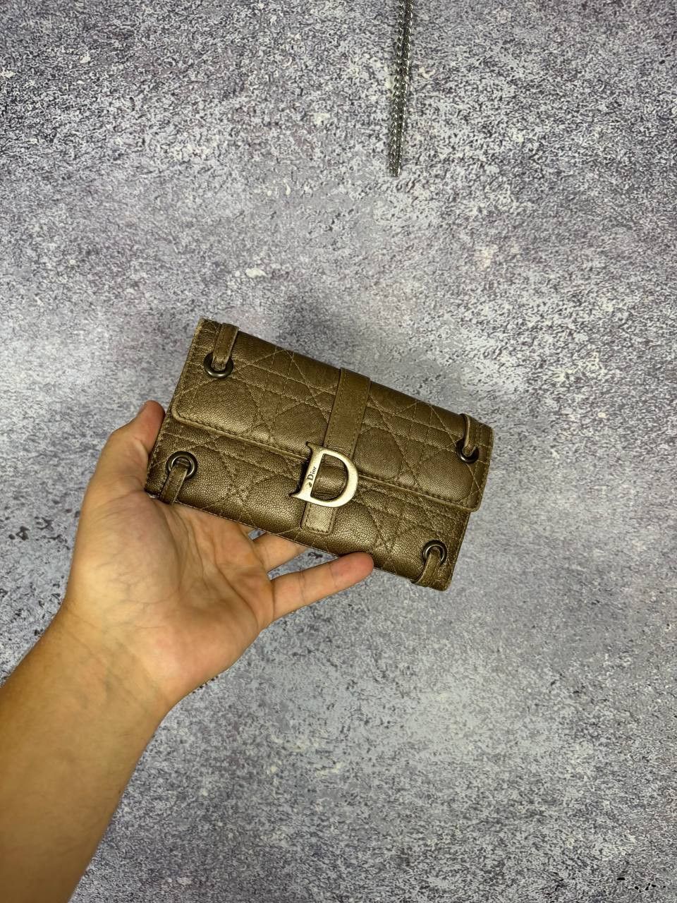 Vintage Christian Dior Clutch Leather Wallet