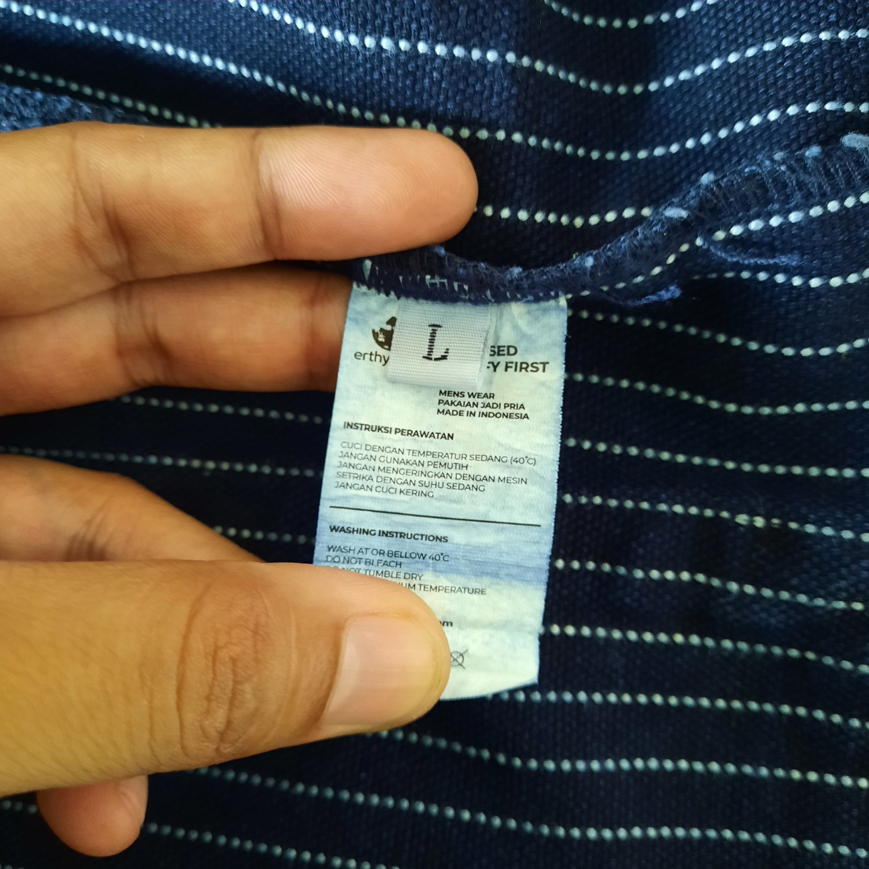 Blue Blue Japan 🌸 Josho 13.5 oz multipocket indigo wabash kimono jacket Size US L / EU 52-54 / 3 - 6 Thumbnail