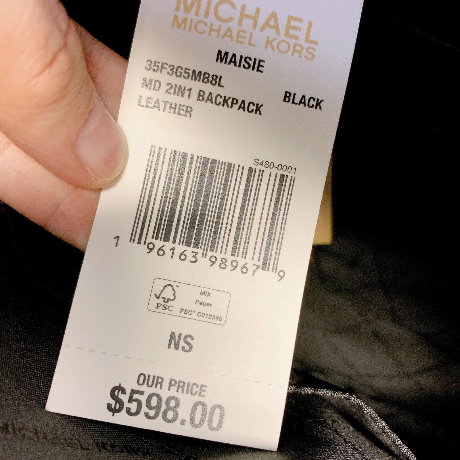 Michael Kors Michale Kors 35S4S5MB8L Maisie Medium Pebbled Leather Size ONE SIZE - 10 Thumbnail