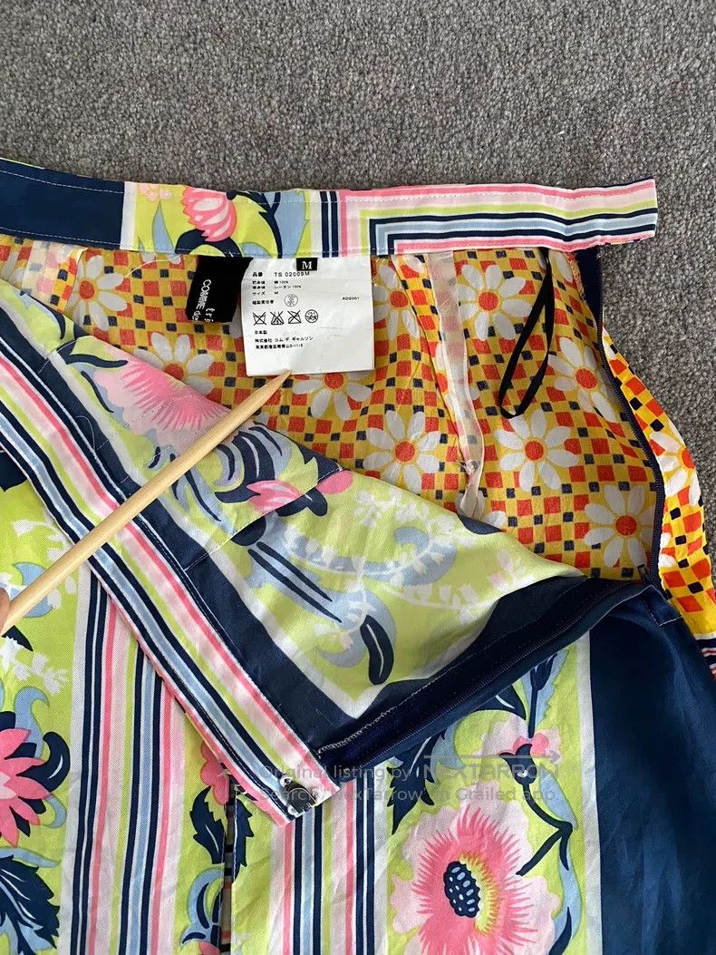 Comme des Garcons Comme des Garcons Clay Indigenous Print, Size M Size 23" - 4 Thumbnail