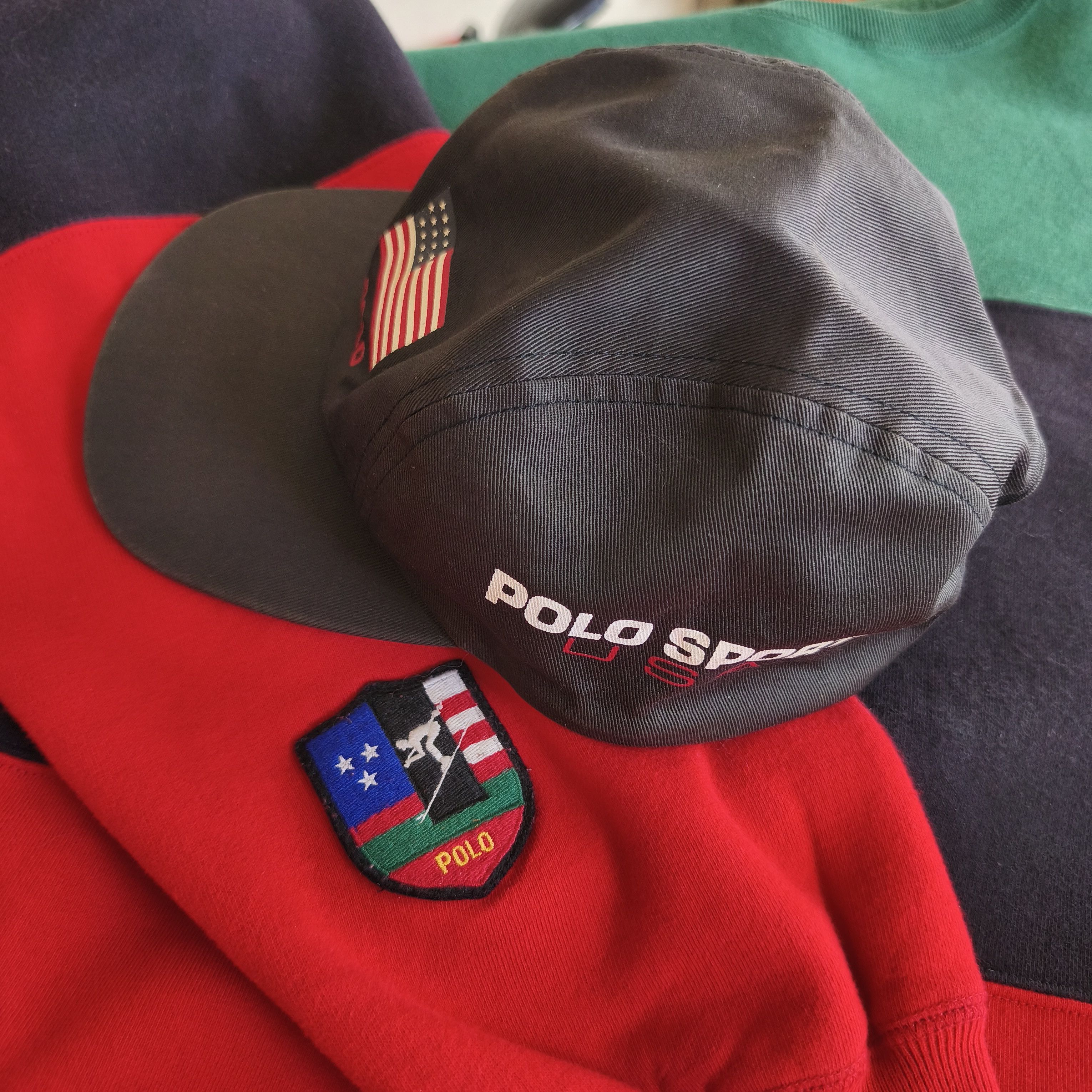 Polo Ralph Lauren Hat polo sport usa vintage Made in usa Size 30 - 2 Thumbnail