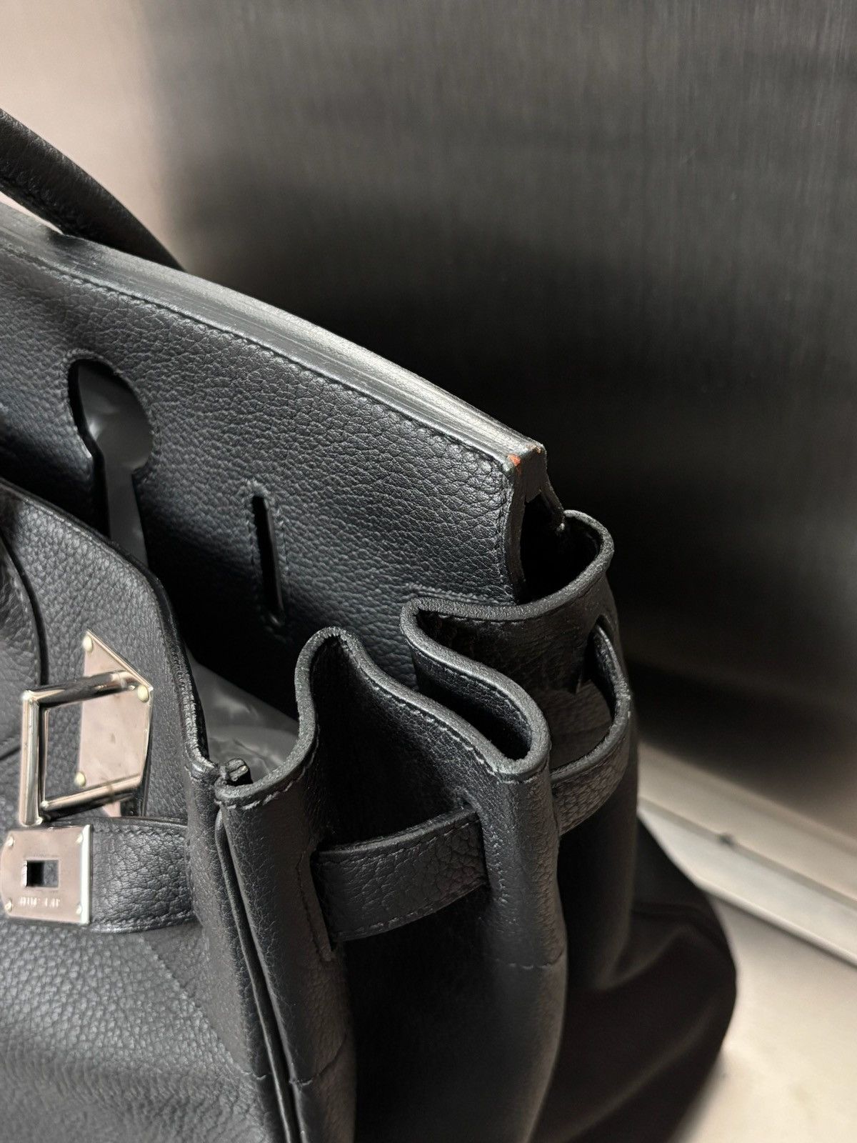 Hermes Hermes RARE HAC 40 Black Palladium Hardware Travel Bag Size ONE SIZE - 7 Thumbnail