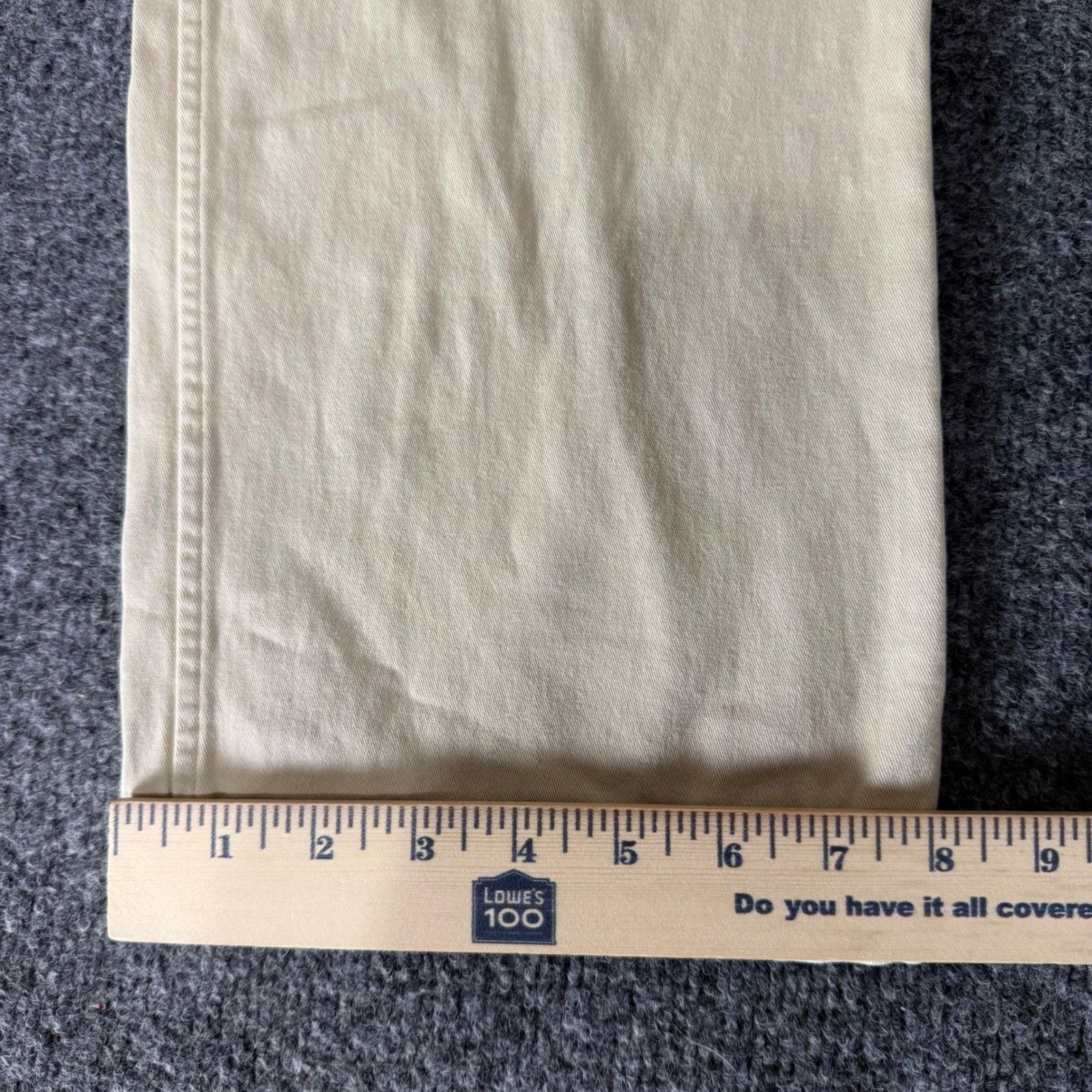 Outerknown Outerknown SEA Legs Mens Chino Pants 34x30 Khaki Tan Slim Size US 34 / EU 50 - 7 Thumbnail