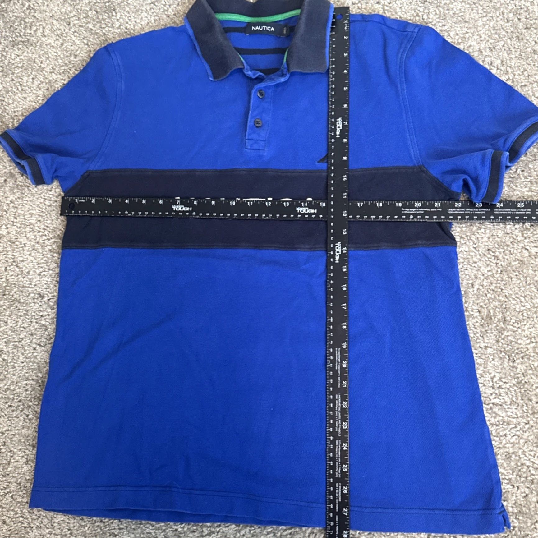 Nautica Nautica Rugby Polo Shirt XL Embroidered Blue VTG Y2K Mens Size US XL / EU 56 / 4 - 5 Thumbnail