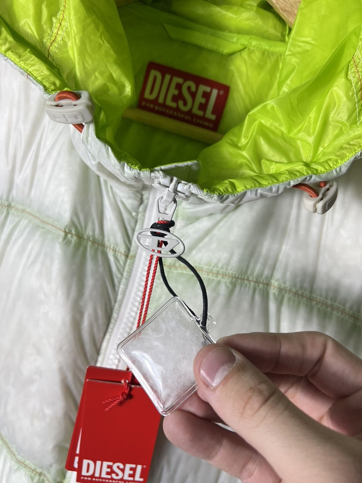 Diesel 🧊 DIESEL Down Puffer Jacket Gradient Baskin Giacca Size 48 Size US L / EU 52-54 / 3 - 11 Thumbnail