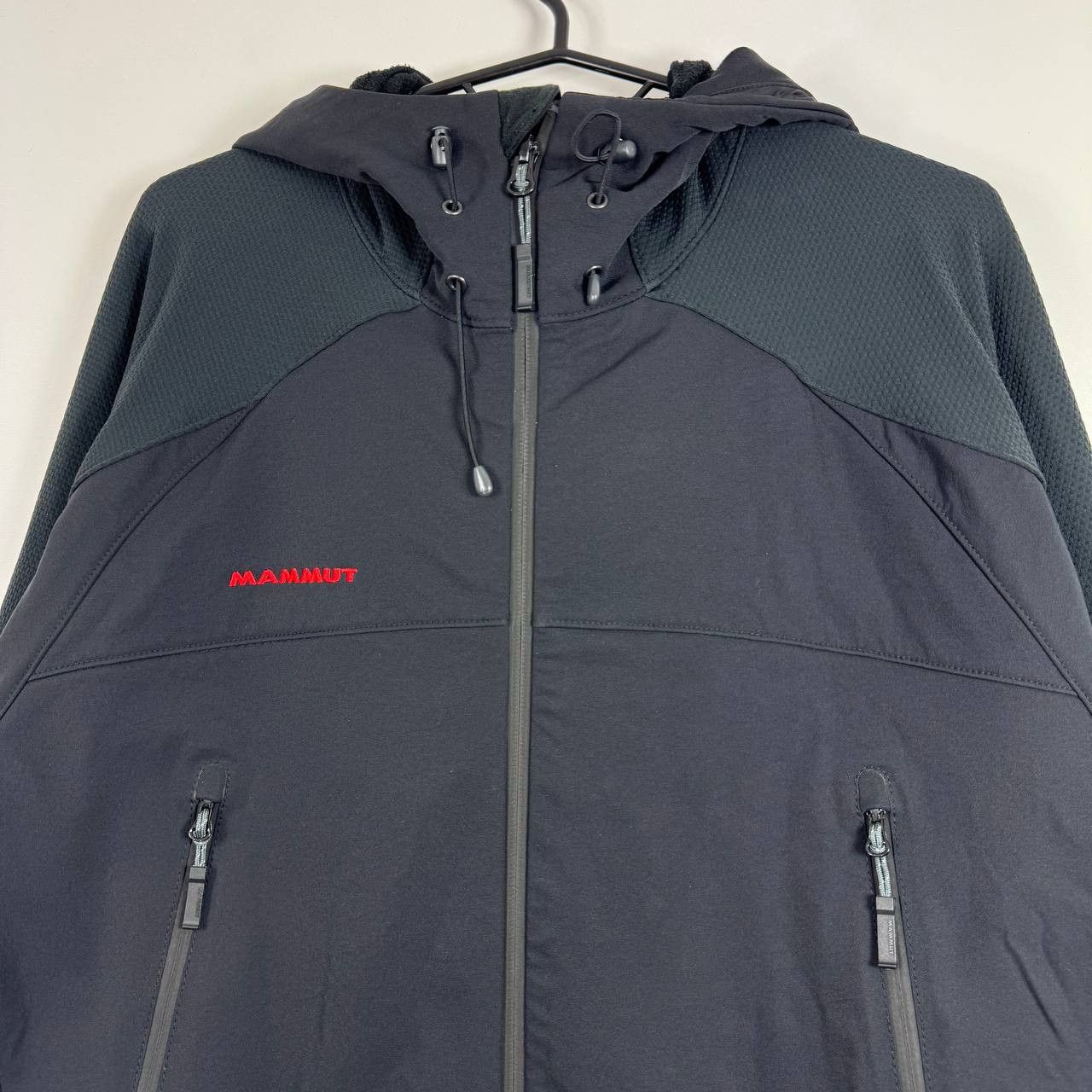Mammut Mammut Softshell Hooded Jacket Black Outdoor Zip Mens Size M Size US M / EU 48-50 / 2 - 2 Thumbnail