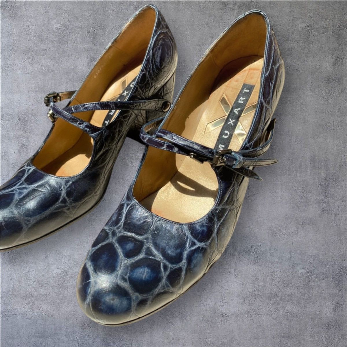 Other MUXART crocodile leather mary janes 38 Size US 7 / IT 37 - 1 Thumbnail