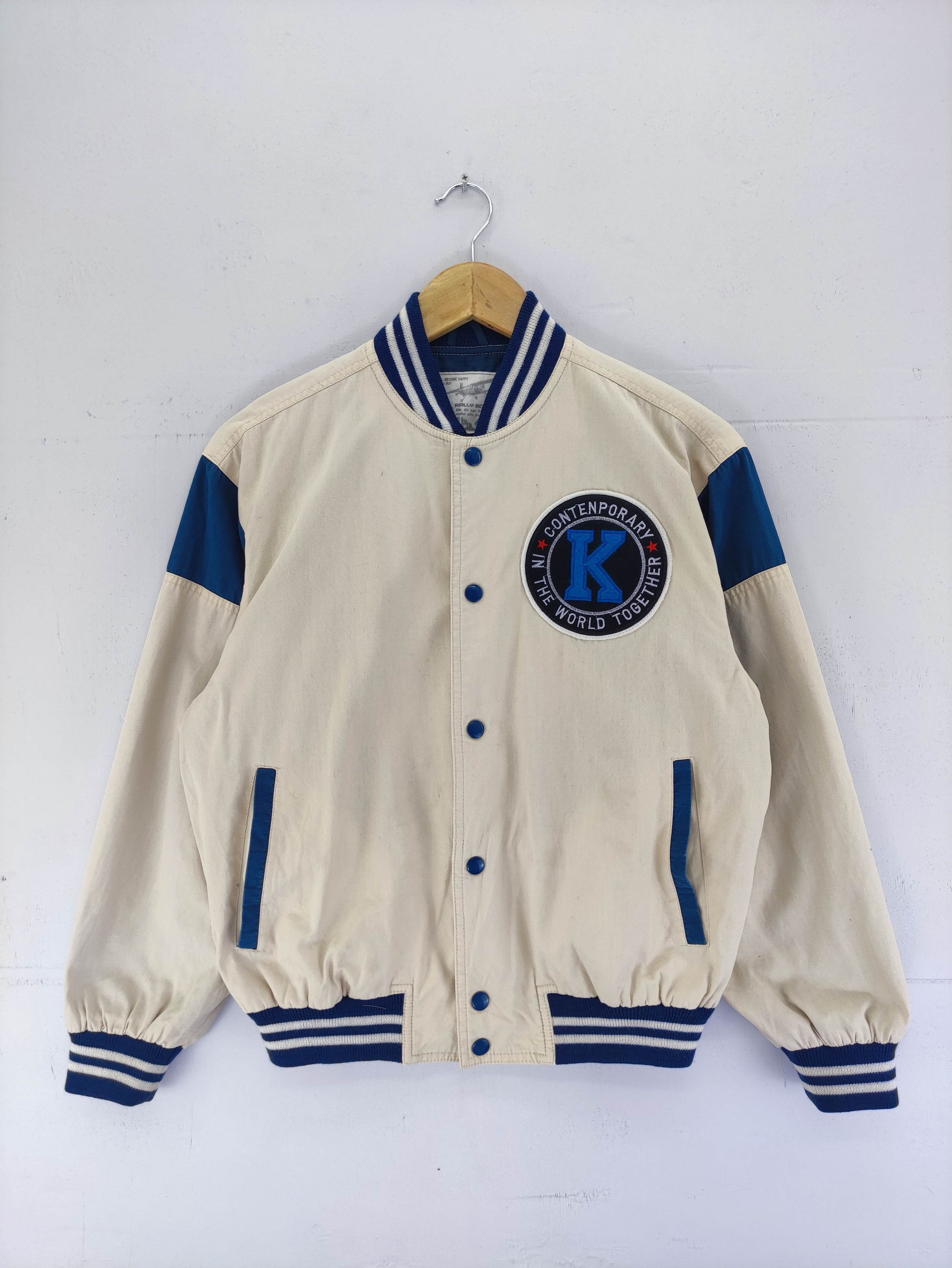 Japanese Brand Vintage Rally Boy Varsity Jacket Snap Button Size US M / EU 48-50 / 2 - 1 Thumbnail