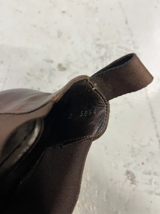 Vintage 2000s Massimo Rebecchi Brown Leather Ankle Boots Size US 9 / EU 42 - 8 Thumbnail