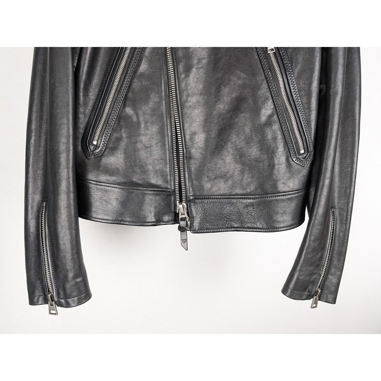 Tom Ford o1rshd1 Outerwear Other Leather Jacket in Black Size US M / EU 48-50 / 2 - 12 Thumbnail