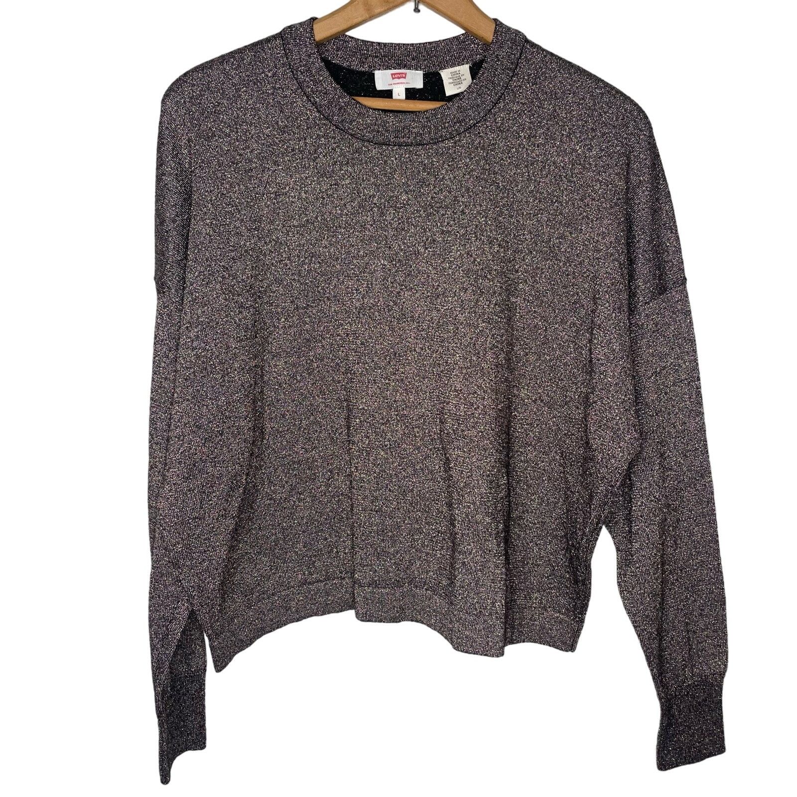 Levi's NWOT Levi's Metallic Sweater Size L / US 10 / IT 46 - 1 Thumbnail