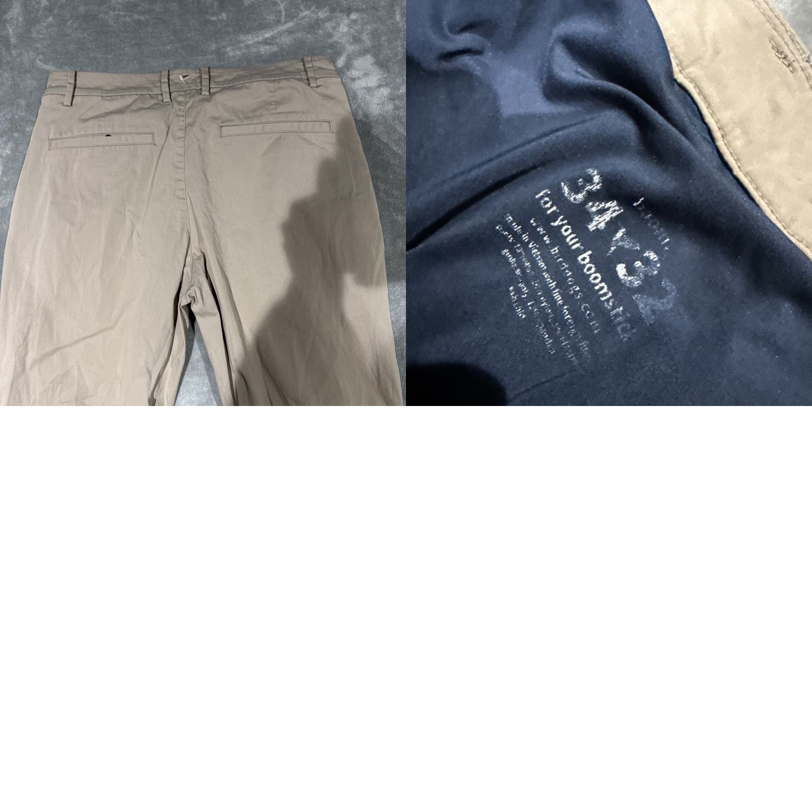 Vintage **Birddogs Mens Stretch Khaki Beige Chino Pants Casual Lightweight** User: **Birddogs Mens Khaki Beige Stretch Casual Chino Pants Lightweight** Size US 34 / EU 50 - 8 Thumbnail