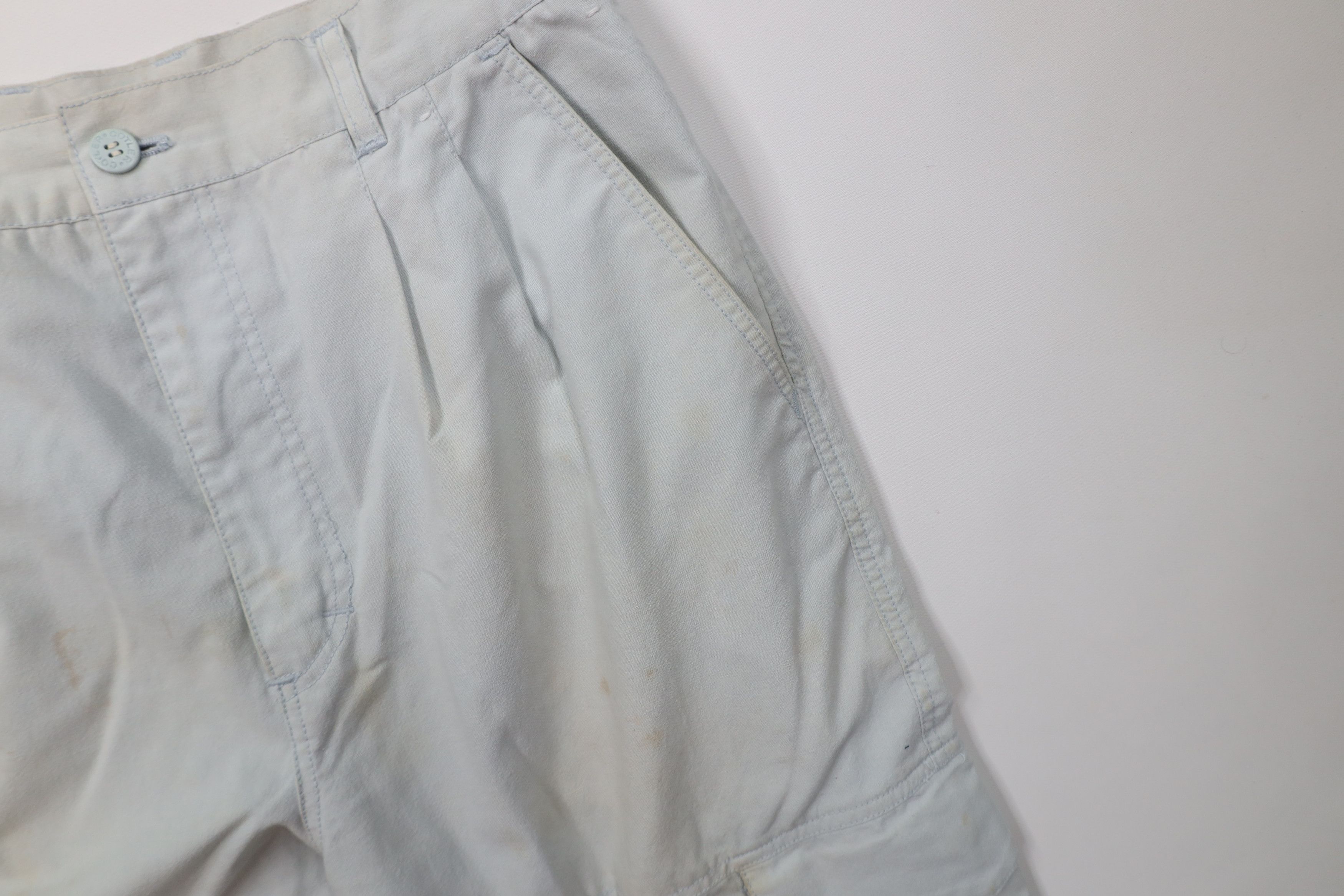 Vintage Vintage 80s 90s Streetwear Tapered Leg Cargo Pants Blue Size US 30 / EU 46 - 8 Thumbnail