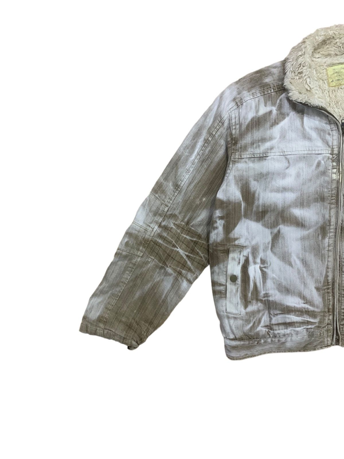 14th Addiction × If Six Was Nine × Japanese Brand Vintage Army Of Mol Fur Sherpa Bomber Jacket Size US L / EU 52-54 / 3 - 4 Thumbnail