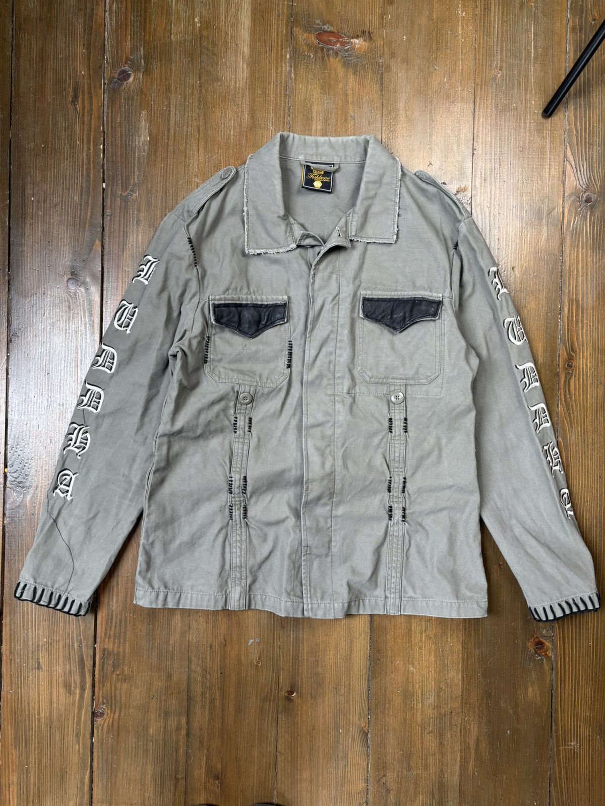 Vintage Fishbone button up overshirt vintage streetwear archive y2k Size US XL / EU 56 / 4 - 1 Thumbnail