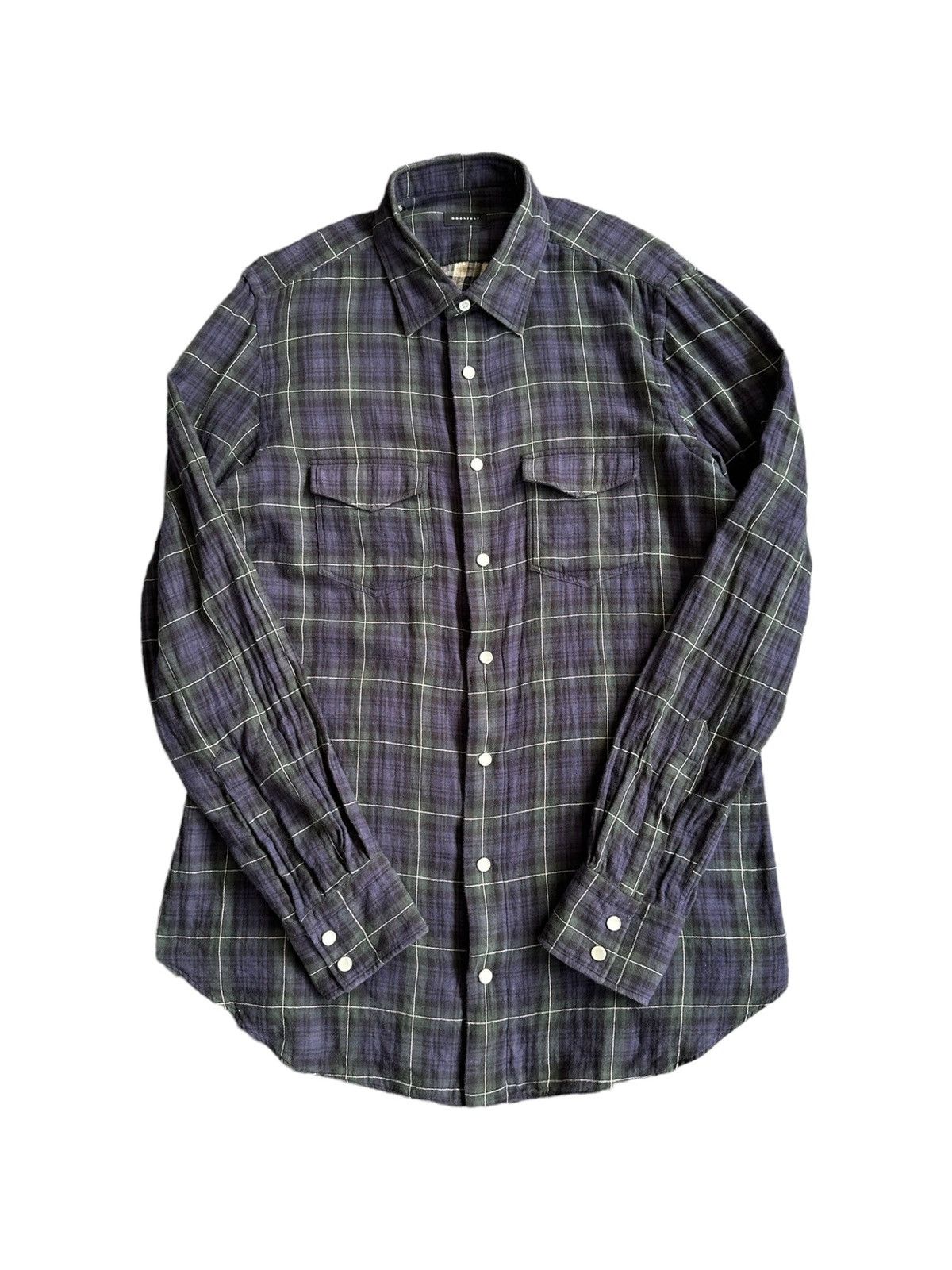 Boglioli Boglioli checker double layer shirt Size US M / EU 48-50 / 2 - 5 Thumbnail
