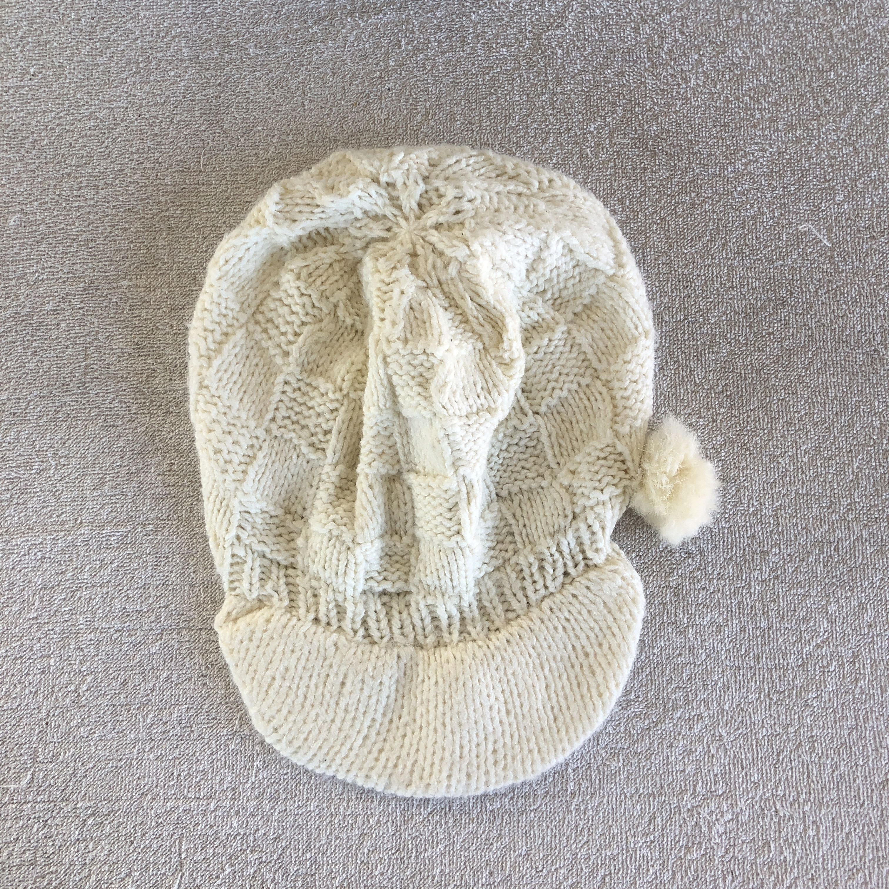 Japanese Brand Vintage Chubby Pucks Knitted Hats Beanie Snow Caps Size ONE SIZE - 5 Thumbnail