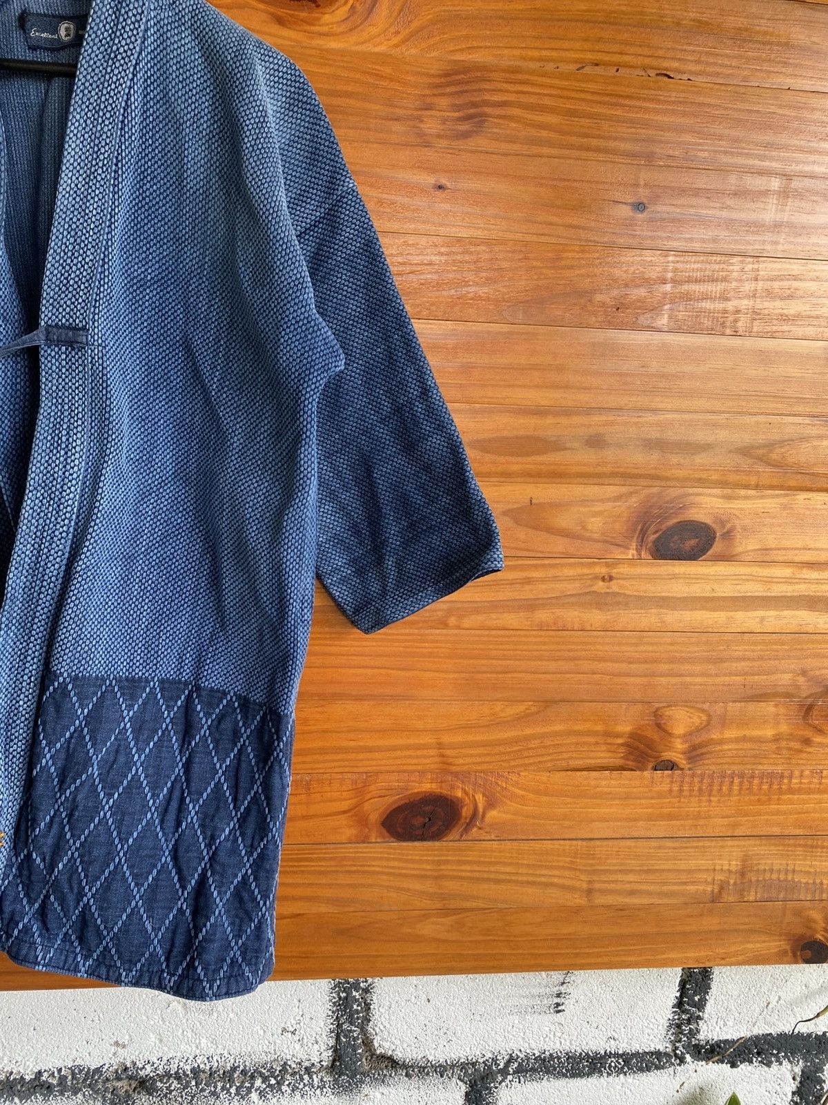 Japanese Brand Vintage Japanese Indigo Sashiko Noragi Jacket – Traditional Size US M / EU 48-50 / 2 - 7 Thumbnail