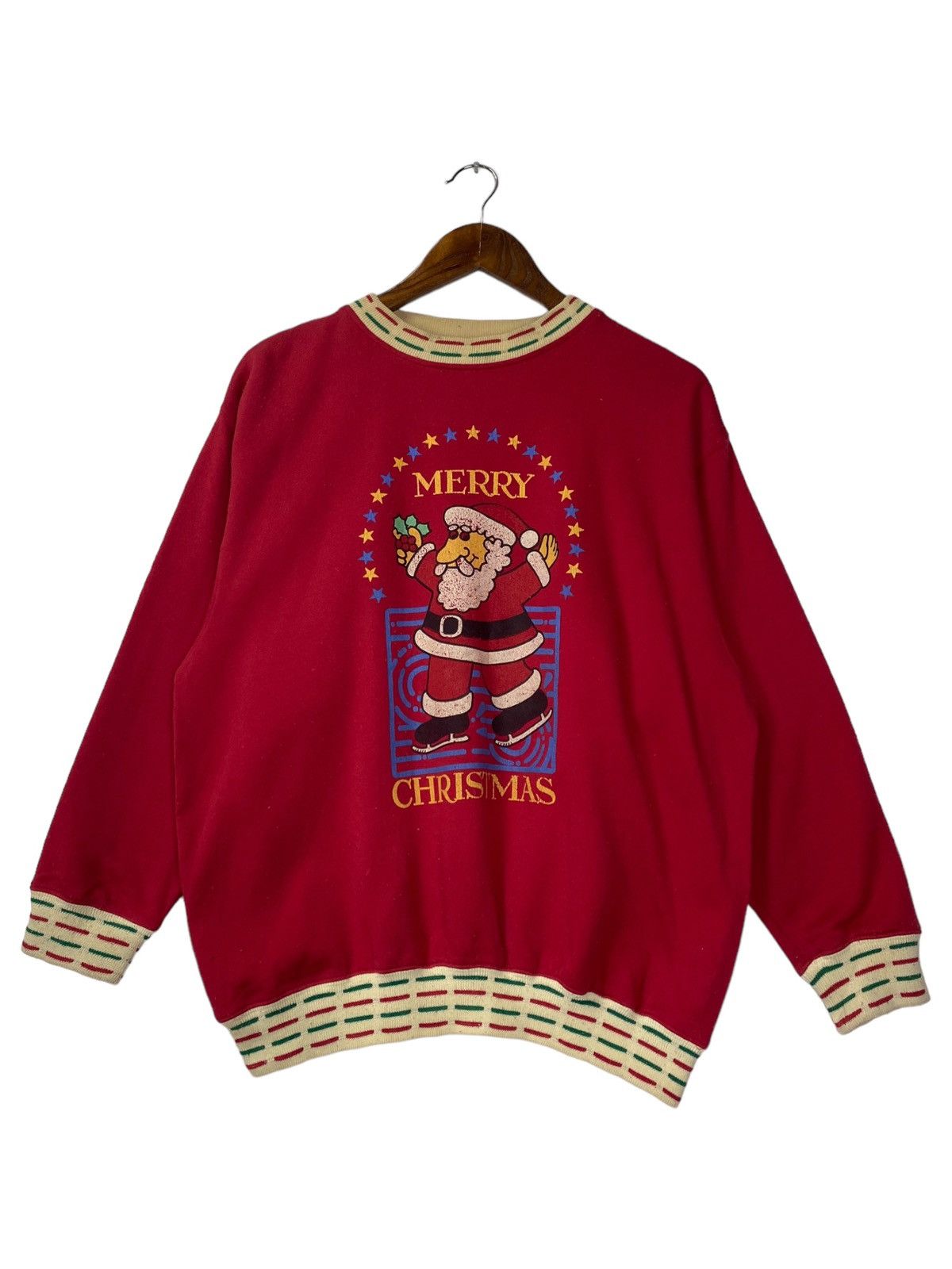 Vintage Vintage Marry Christmas Sweater Size US M / EU 48-50 / 2 - 1 Thumbnail