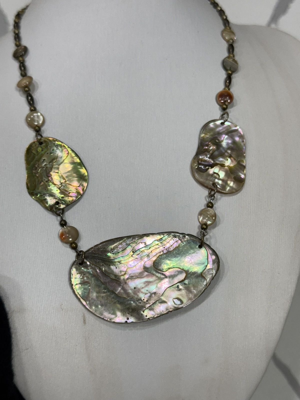 Vintage Vintage freshwater abalone Necklace Size ONE SIZE - 7 Thumbnail