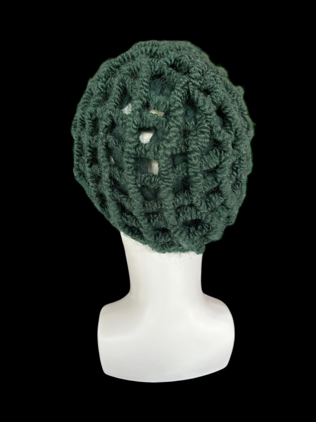 Japanese Brand × Kapital × Vintage Rare Crochet Knitted Handmade hairy Beanie Hats ☠️☠️ Size ONE SIZE - 4 Thumbnail