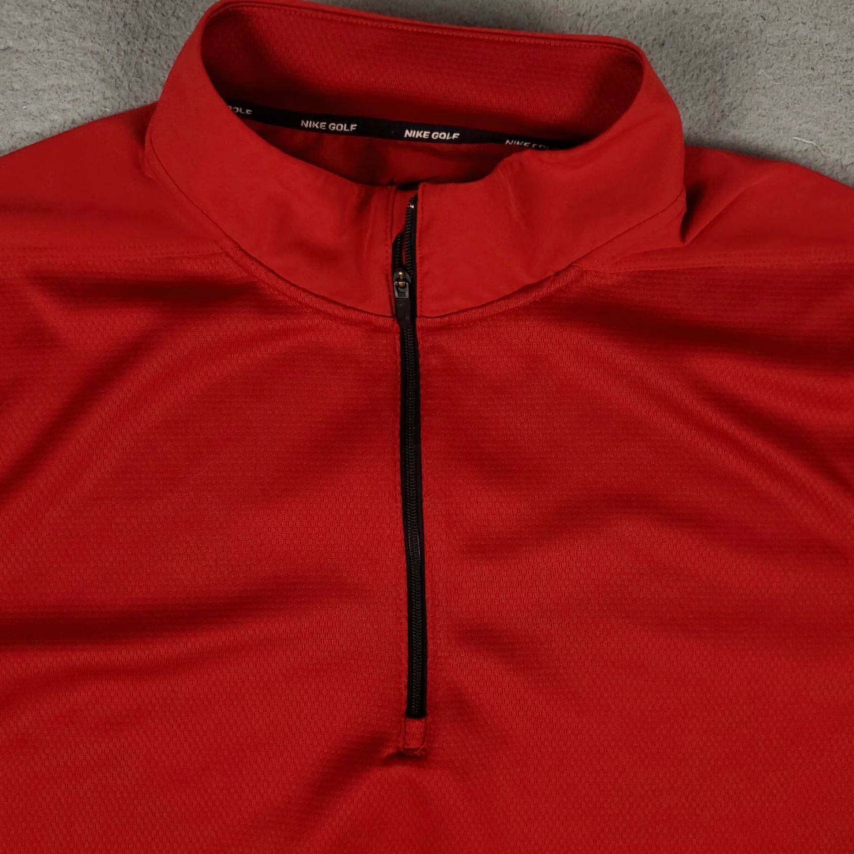 Nike Nike T Shirt Mens Size Small Red Golf 1/4 Zip Active Pullover Long Sleeve Size US S / EU 44-46 / 1 - 2 Thumbnail