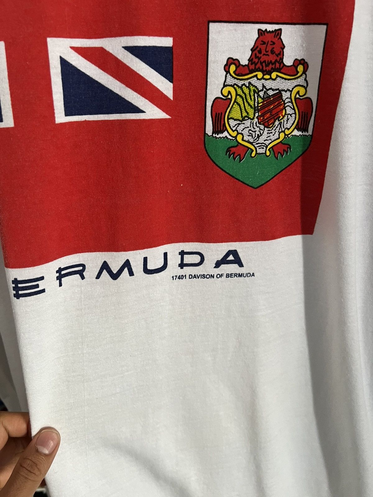 Arts & Science 90s Bermuda Flag Souvenir Tee UK Size US XL / EU 56 / 4 - 3 Thumbnail