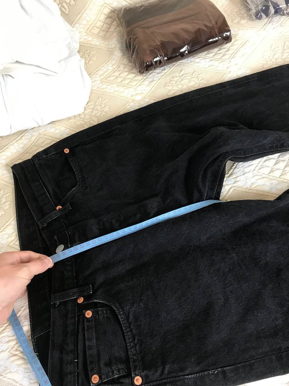 Levi's × Levi's Vintage Clothing × Vintage 🔥 Levis 501 Vintage Denim Jeans Faded Y2K Pants Black Jeans Size US 34 / EU 50 - 13 Thumbnail