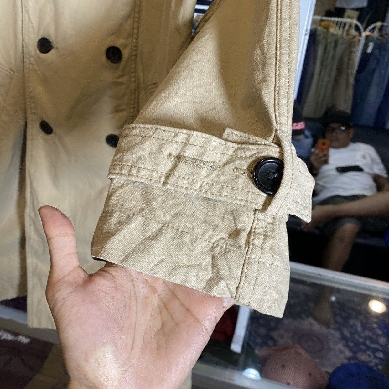 Ne-Net Ne-net by Issey Miyake quilted safari trench coats Size US L / EU 52-54 / 3 - 7 Thumbnail