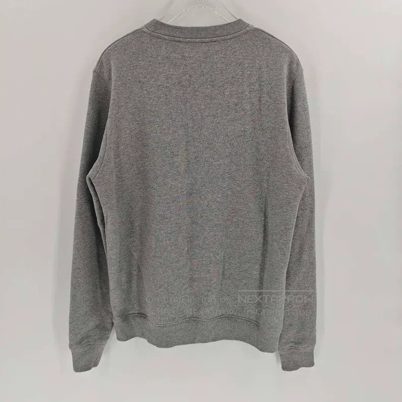 Loewe Loewe Gray Letter Embroidered Round Neck Sweatshirt Size L / US 10 / IT 46 - 2 Thumbnail