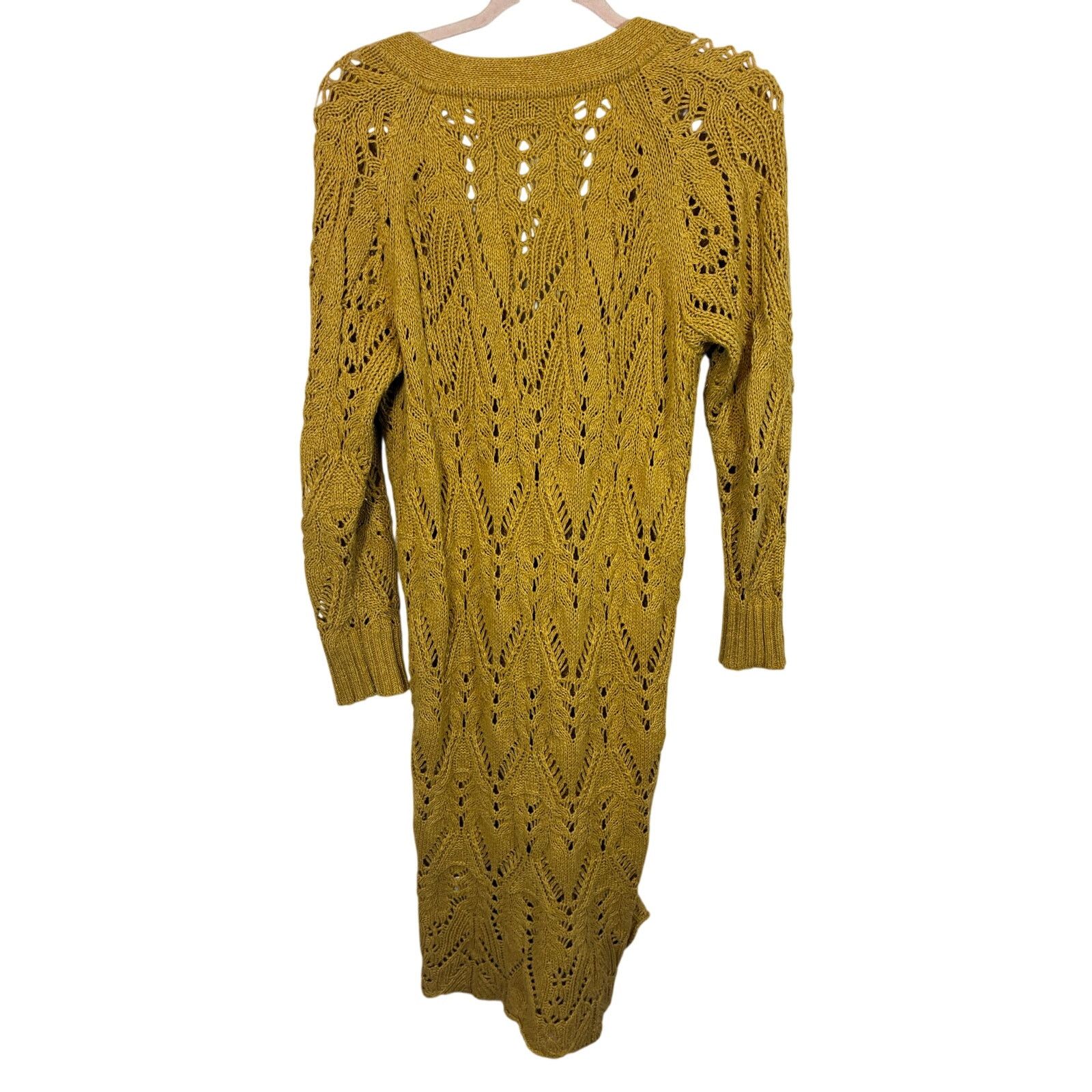 Other Sundance Autumn Light Silk Blend Pointelle Duster Cardigan M Size M / US 6-8 / IT 42-44 - 6 Thumbnail