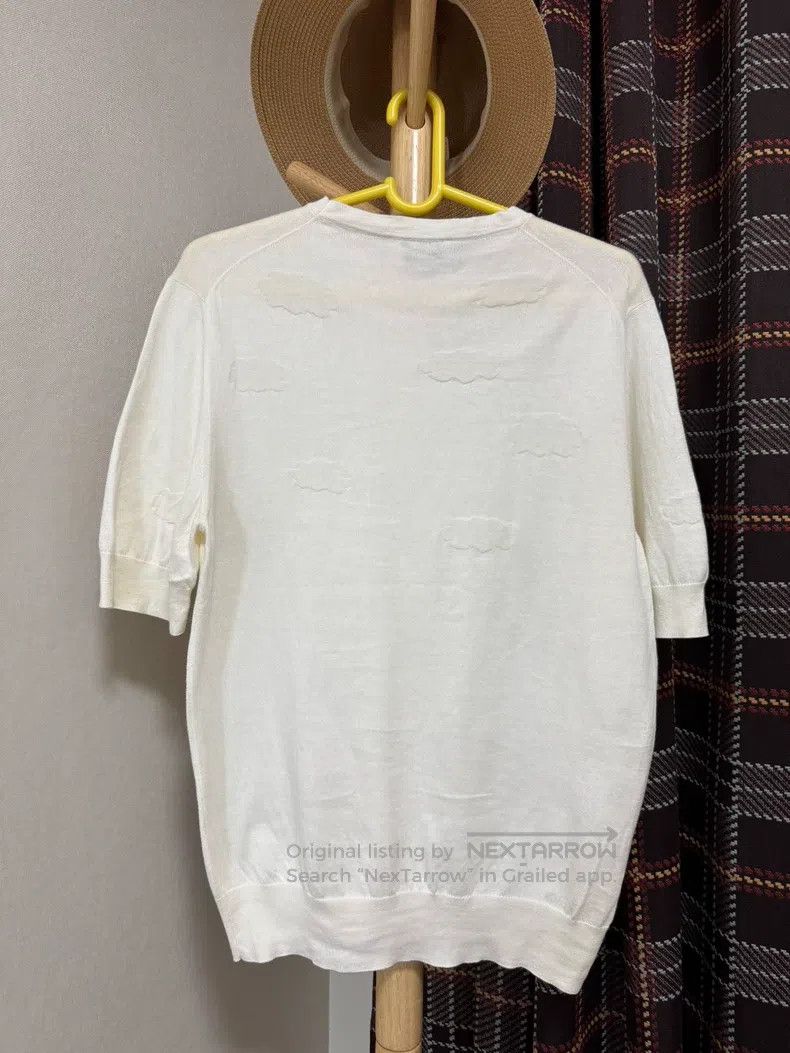 Hermes Hermes Cashmere off-white cloud short-sleeve T-shirt, clou Size US L / EU 52-54 / 3 - 2 Thumbnail