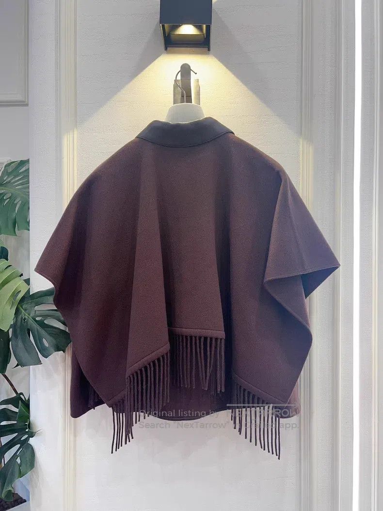 Hermes Hermes Brown poncho Size XS / US 0-2 / IT 36-38 - 2 Thumbnail