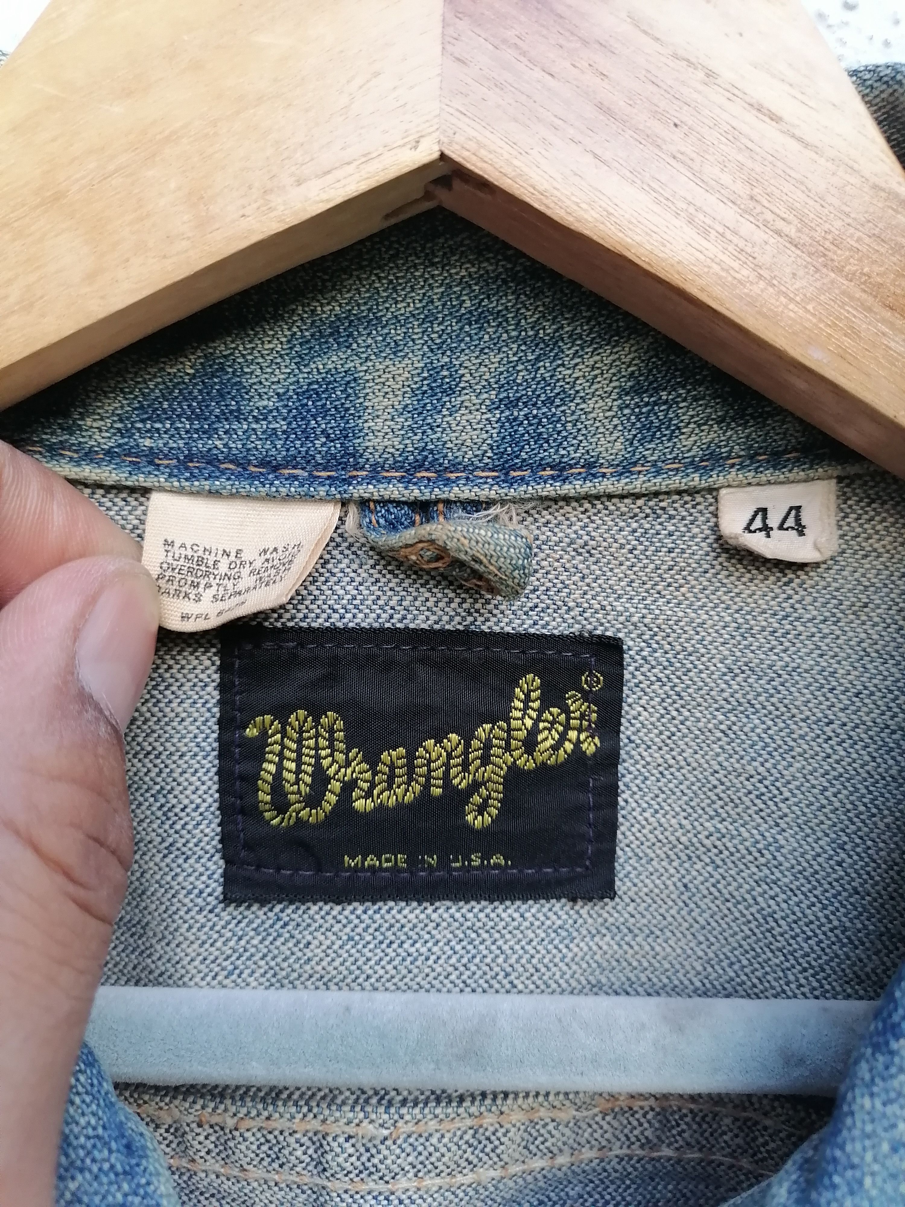 Vintage × Wrangler Vintage Wrangler Denim Jackets Size US M / EU 48-50 / 2 - 6 Thumbnail