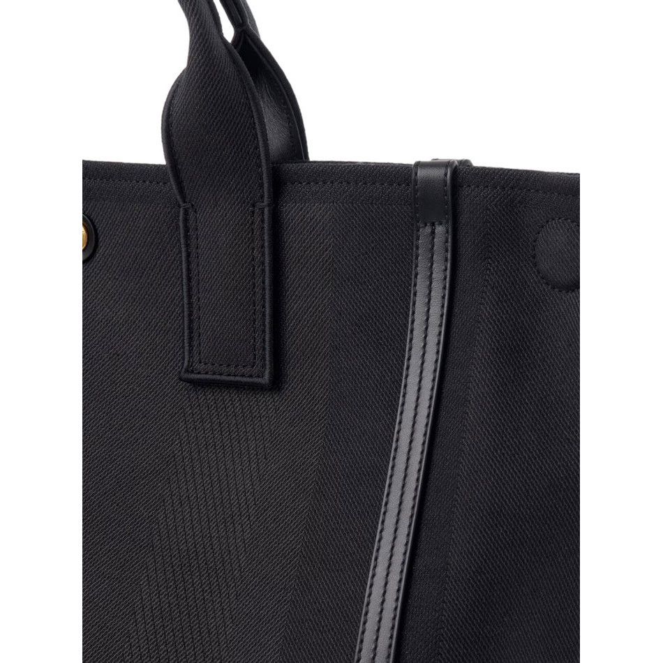 Chloe Chloe Carry Black Canvas Tote Bag New & Authentic Size ONE SIZE - 4 Thumbnail