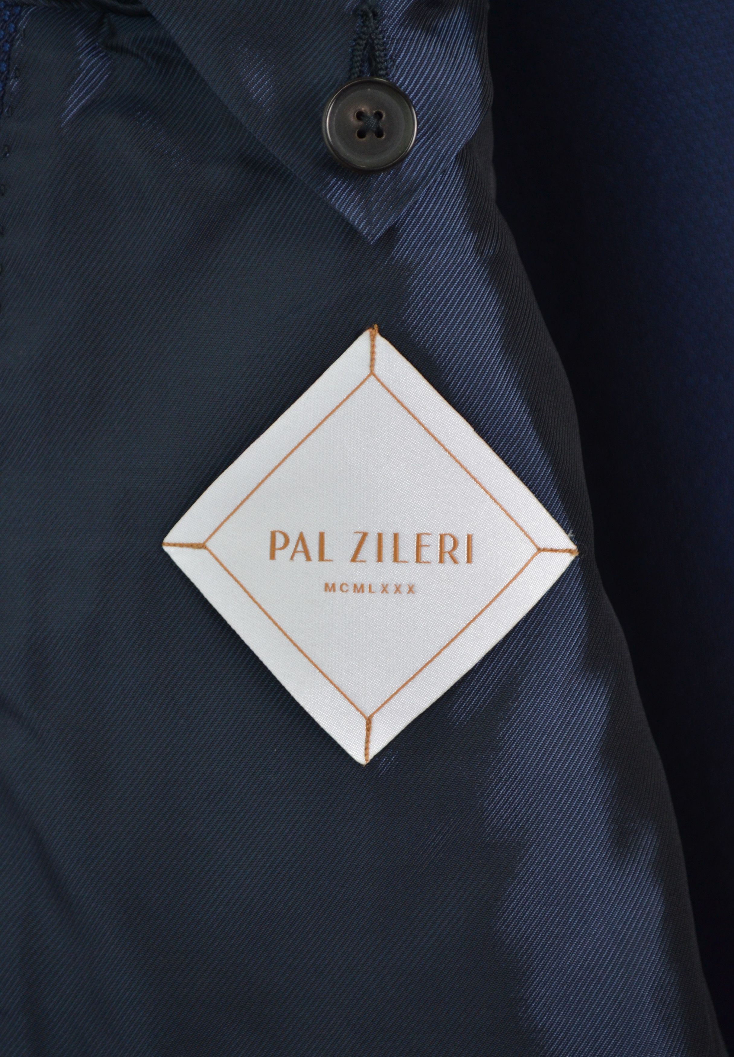 Pal Zileri Pal Zileri Vicenza Navy 100% Lana Wool Unlined Blazer Jacket Size 42R - 8 Thumbnail