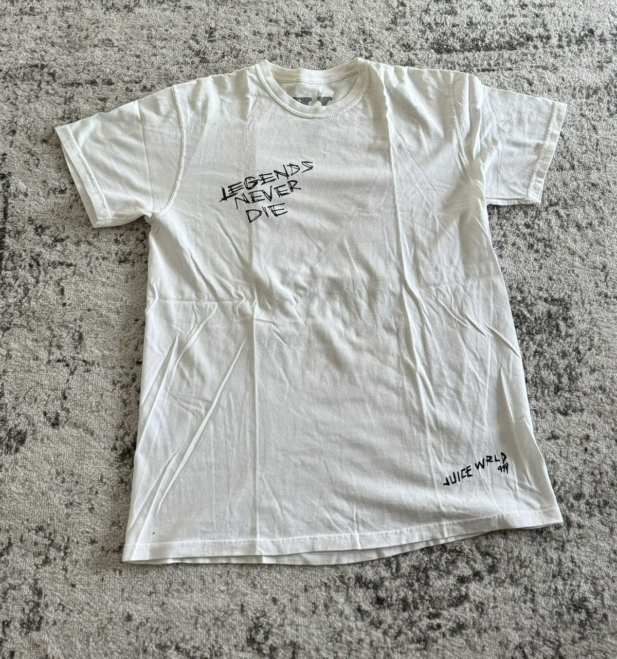 Vlone Vlone Legends Never Die Juice World T-Shirt Size US L / EU 52-54 / 3 - 2 Thumbnail