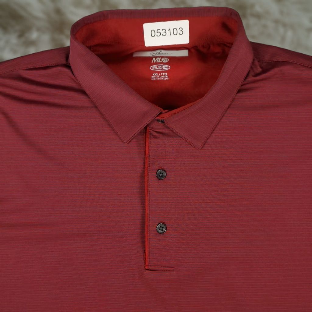 Vintage Greg Norman Polo Shirt Mens 2XL Red Shirt Polo Mens Red Greg Norman Shark Casual Short Sleeve Size US XXL / EU 58 / 5 - 1 Thumbnail