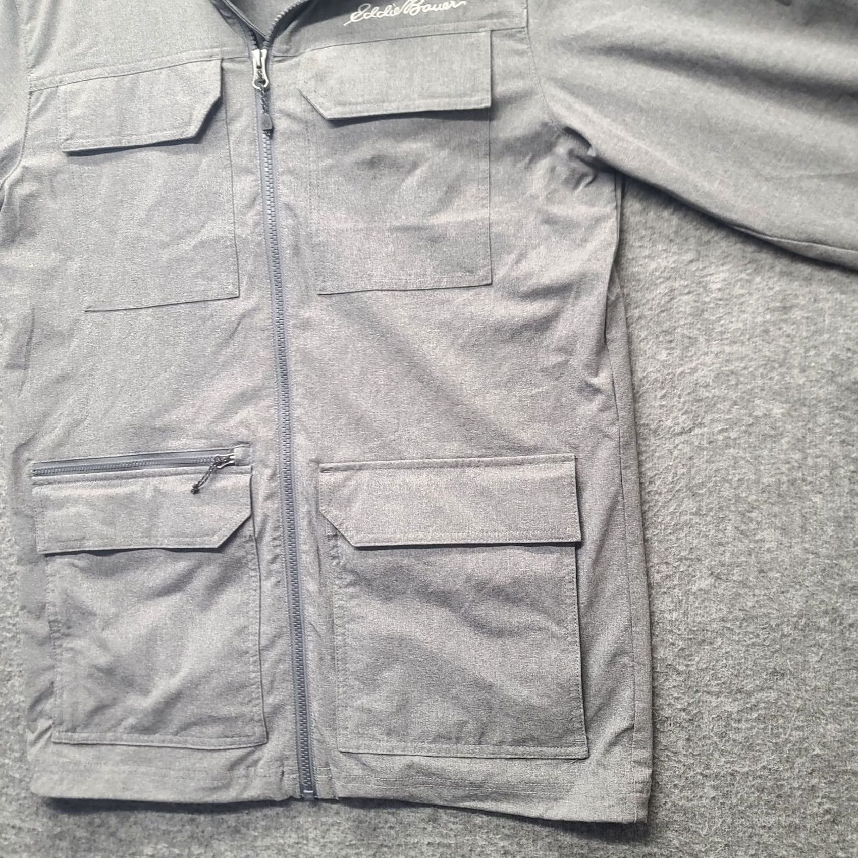 Eddie Bauer Eddie Bauer Travex Jacket Mens S Regular Windbreaker Hooded Lightweight Travel Gray Size US S / EU 44-46 / 1 - 7 Thumbnail