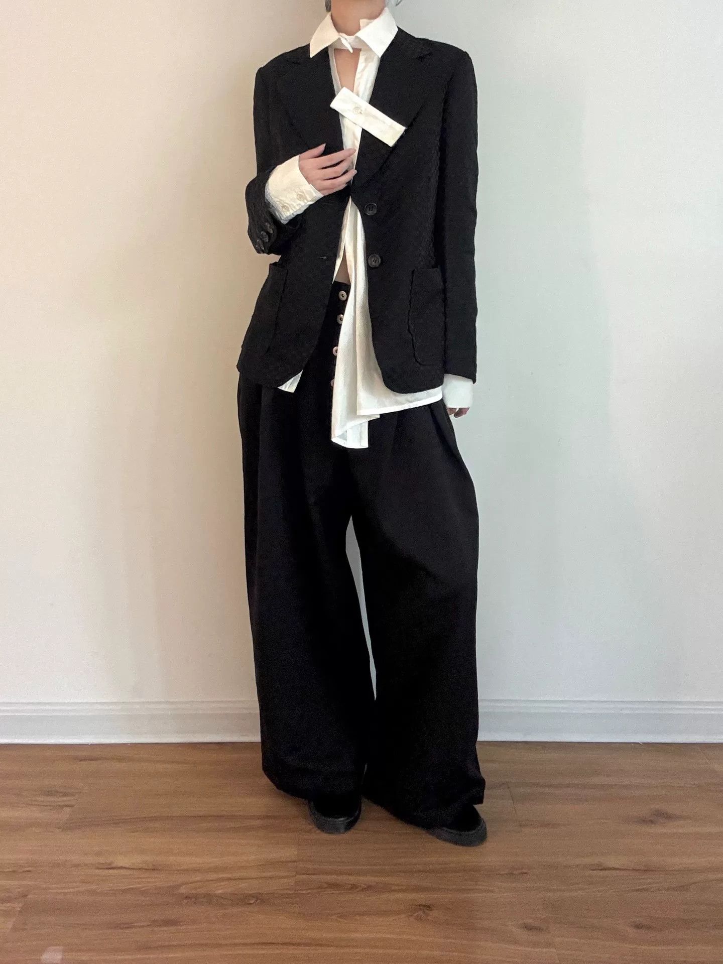 Junya Watanabe Junya Watanabe Black Check Blazer Size M / US 6-8 / IT 42-44 - 1 Thumbnail